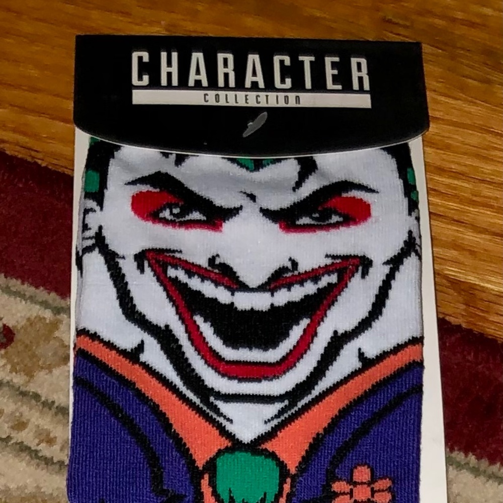 The Joker Crew Socks Brand New DC Comics Bioworld